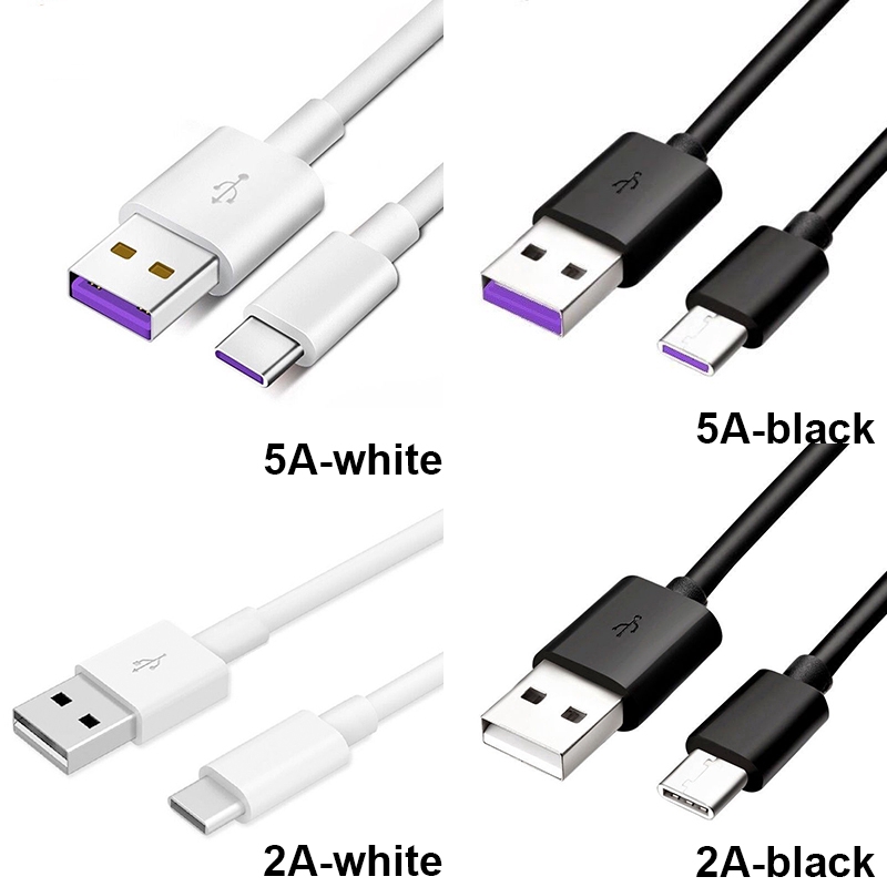 Dây cáp sạc nhanh USB Type C 2A 5A truyền dữ liệu dành cho điện thoại Huawei