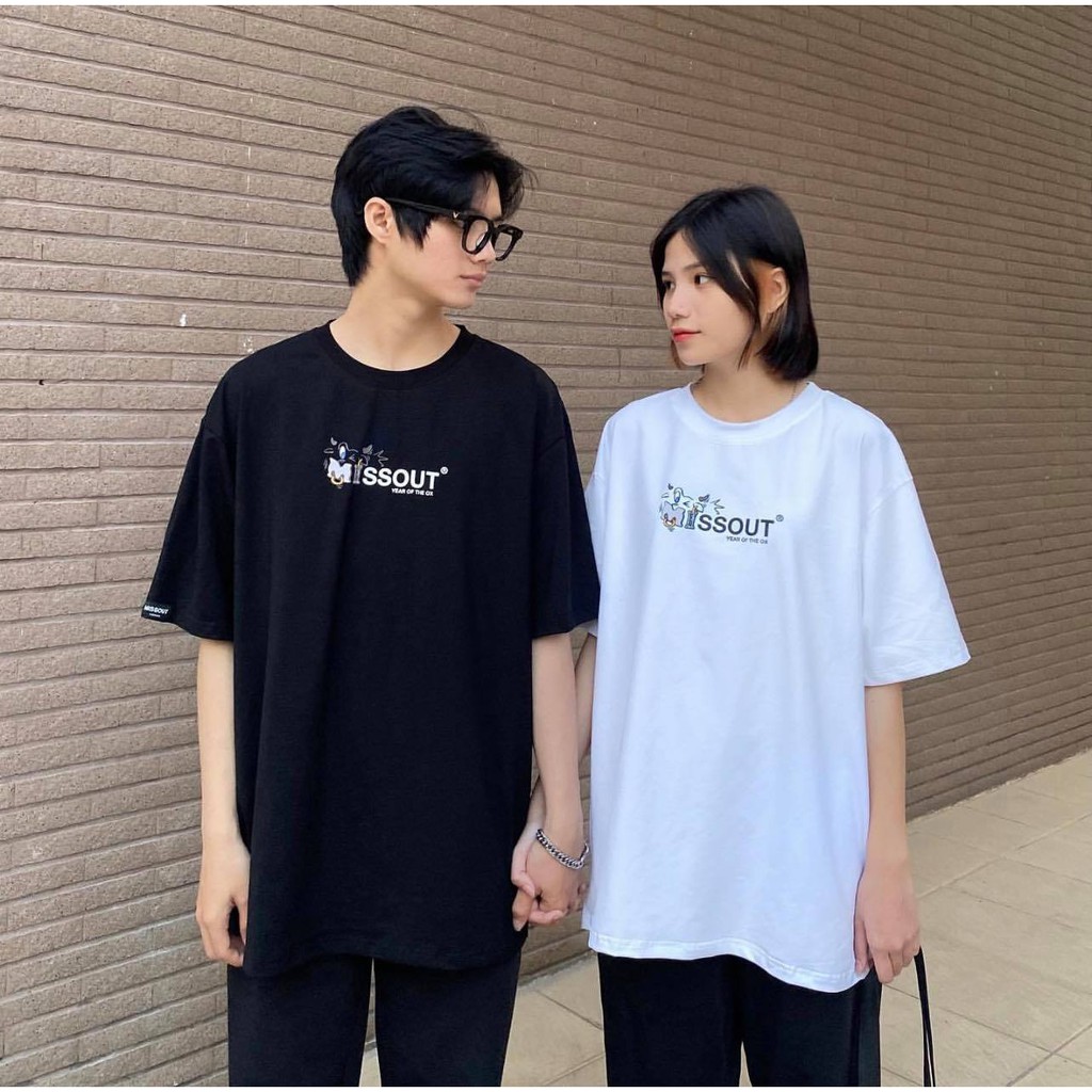 [Mã SKAMCLU7 giảm 10% Tối Đa 50K đơn 0Đ] Áo thun missout bò sữa toyo nam nữ Full Tag tay cổ KUN SHOP | BigBuy360 - bigbuy360.vn