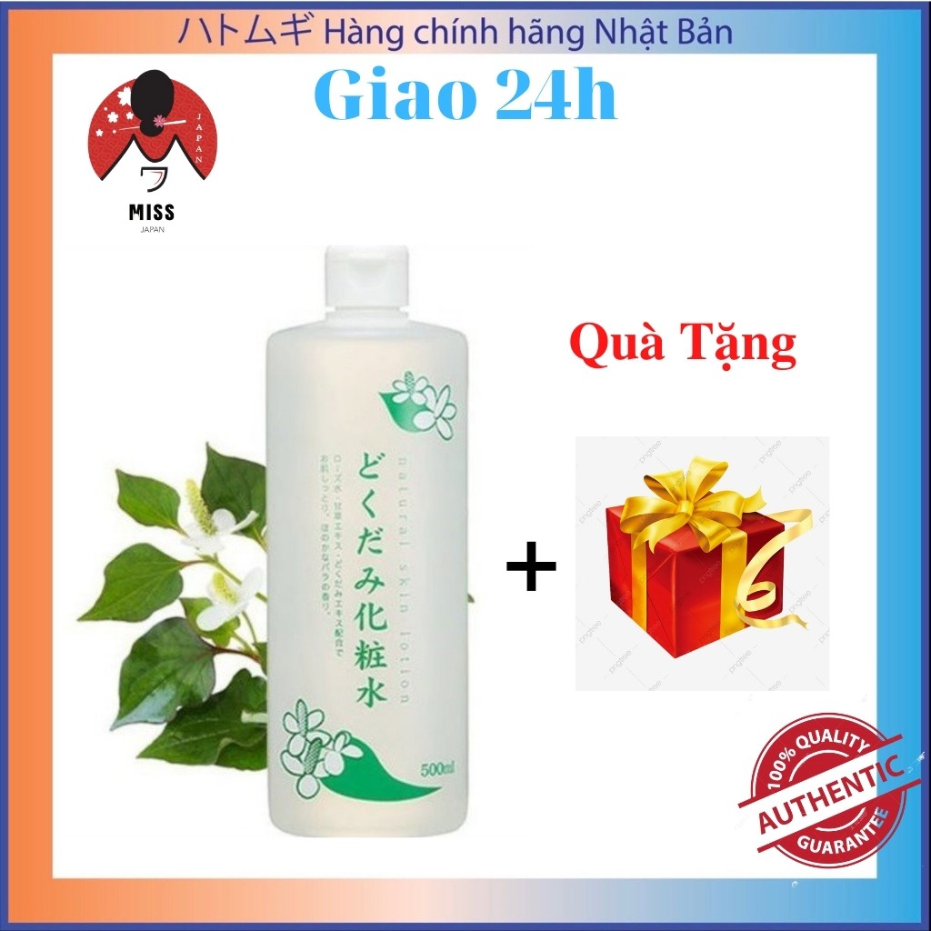 Nước hoa hồng diếp cá Dokudami 500ml dưỡng ẩm sáng da _Hàng chính hãng Nhật Bản_Miss Japan Shop