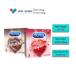 Bao Cao Su Durex Sensual Strawberry & Chocolate