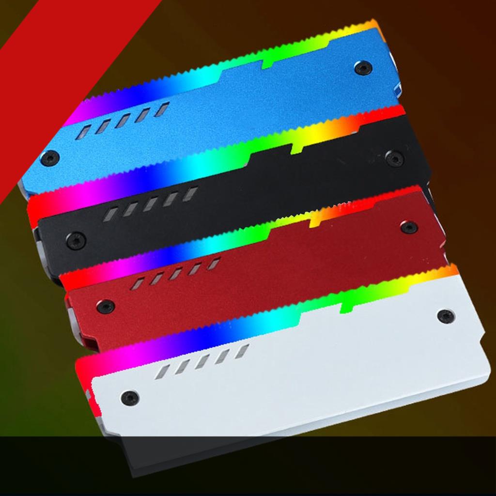 Thanh Tản Nhiệt Ram Máy Tính Hua-5 / 12v Rgb Có Đèn Nền Cho Ddr3 / Ddr4