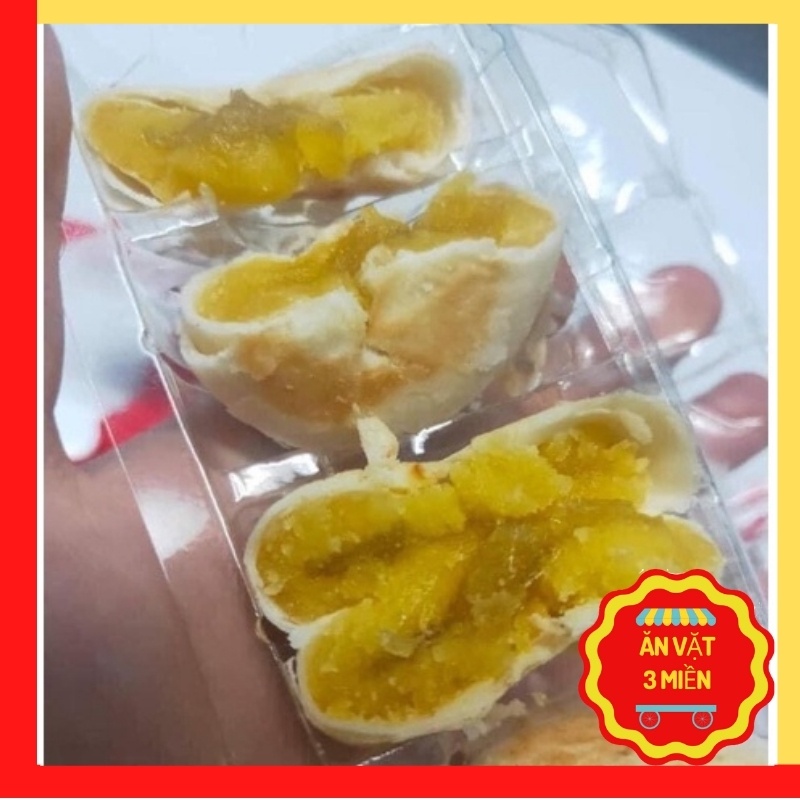 Bánh Pía Sầu Riêng gói 100gr, Bánh Pía Chay Mini hộp 5c bánh nhỏ