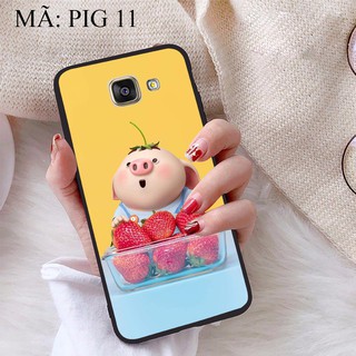 Ốp lưng Samsung A5 2016 viền dẻo TPU BST Pig Cute