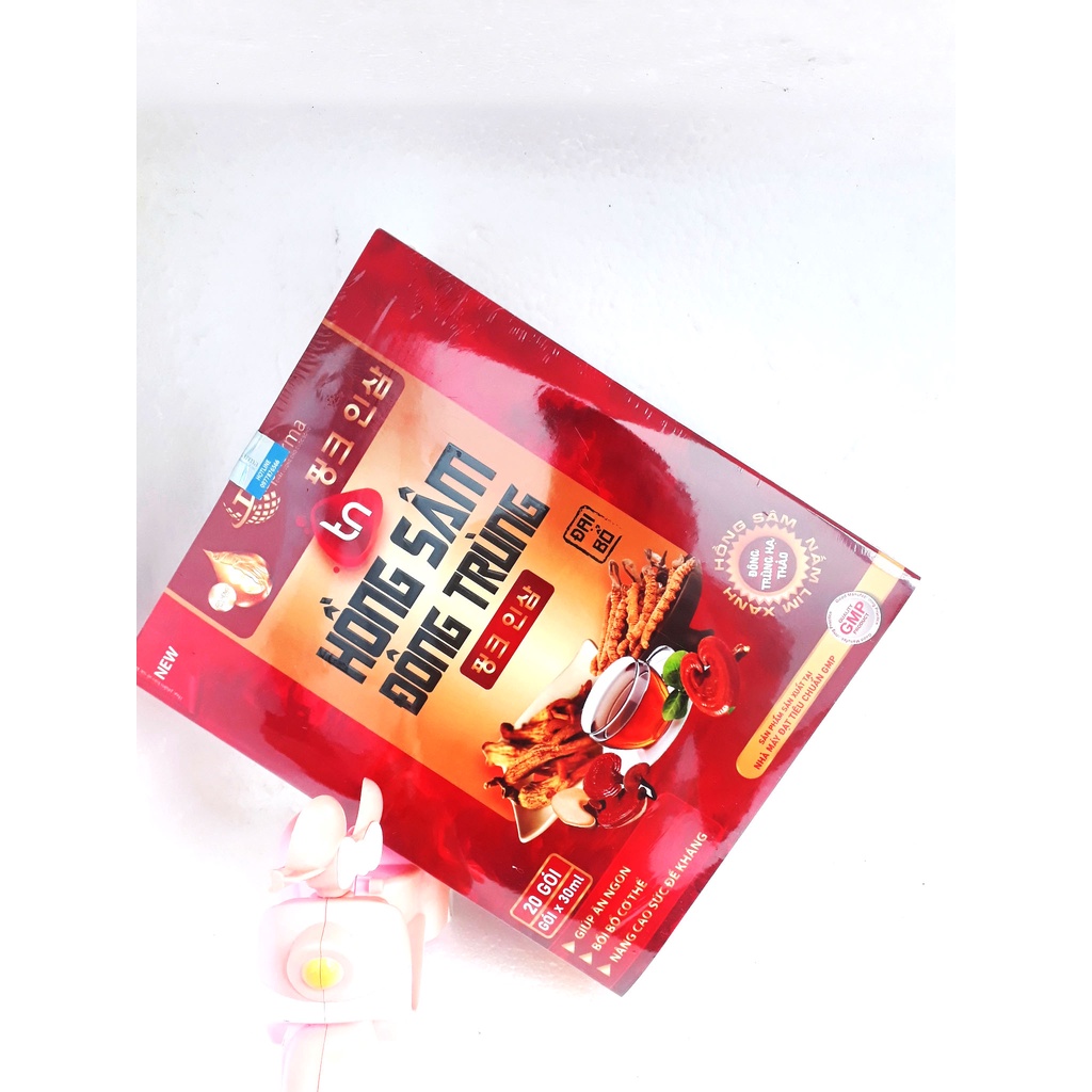 Siro HỒNG SÂM ĐÔNG TRÙNG, giúp hỗ trợ tăng cường sức khỏe, giảm mệt mỏi