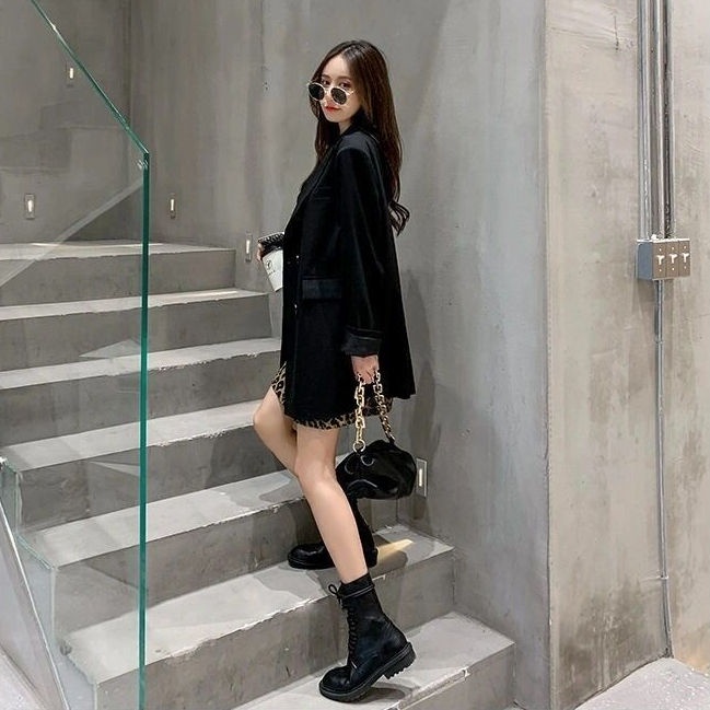 Áo Khoác Kaki Dáng Rộng Phong Cách Hàn Quốc Thời Trang Xuân Thu  Mới Cho Nữ