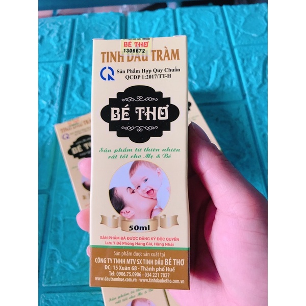 [CHÍNH HÃNG]Tinh dầu tràm cao cấp bé thơ 50ml