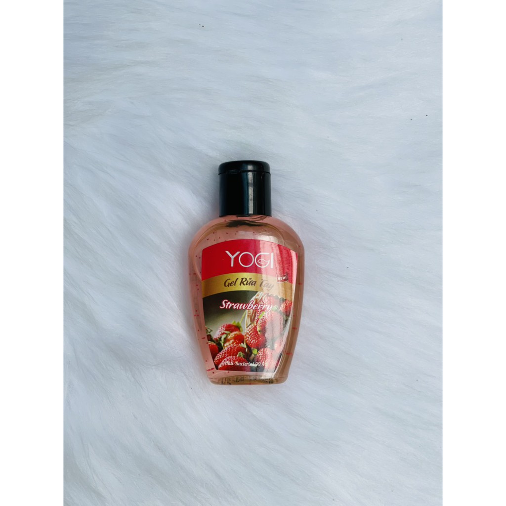 GEL Rửa tay KHÔ thương hiệu YOGI 1chai/70ml diệt khuẩn 99% (04 màu hương: bạc hà, dưa gang, dâu, hương hoa quyến rũ) | BigBuy360 - bigbuy360.vn