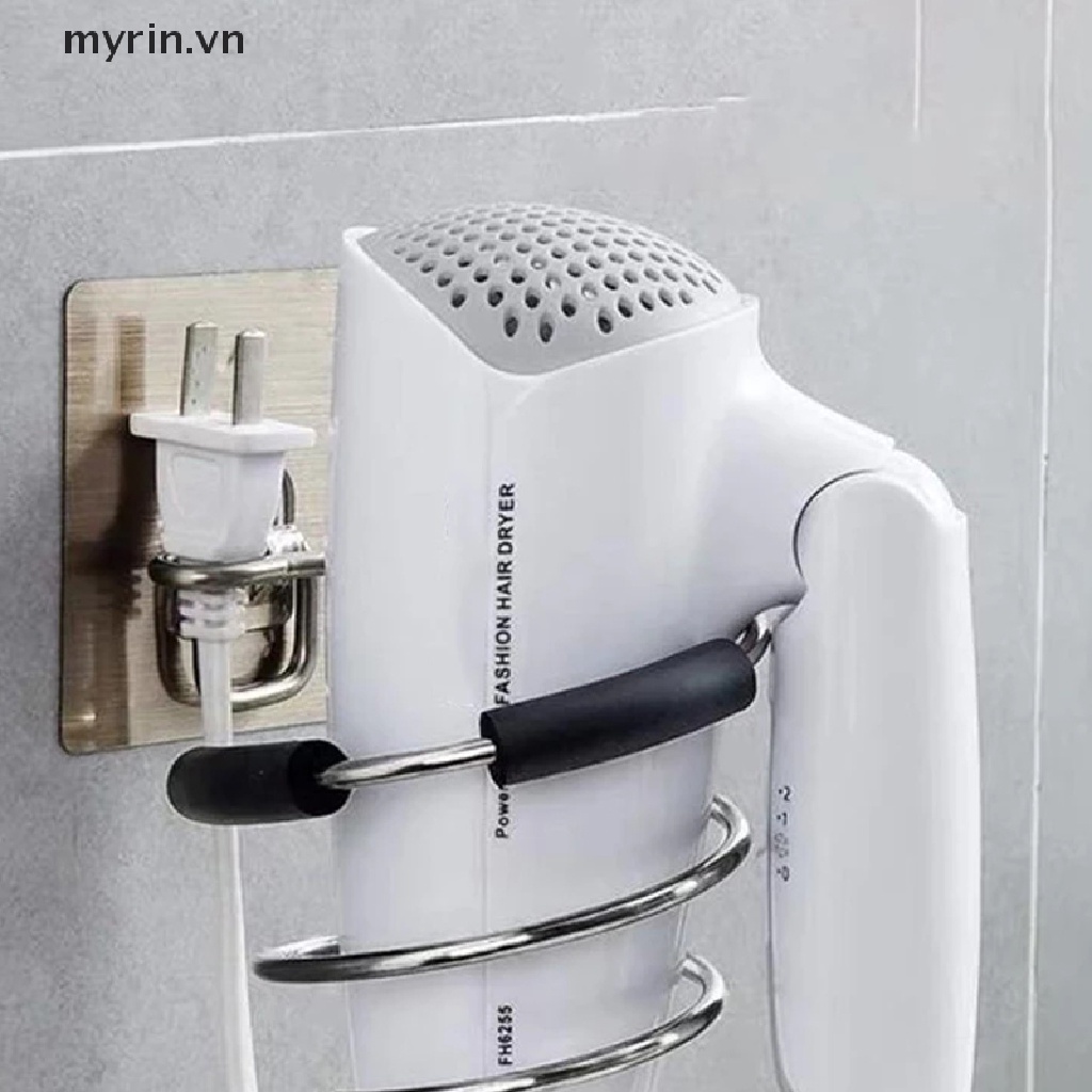 Giá Đỡ Máy Sấy Tóc Gắn Tường Không Để Lại Dấu Vết