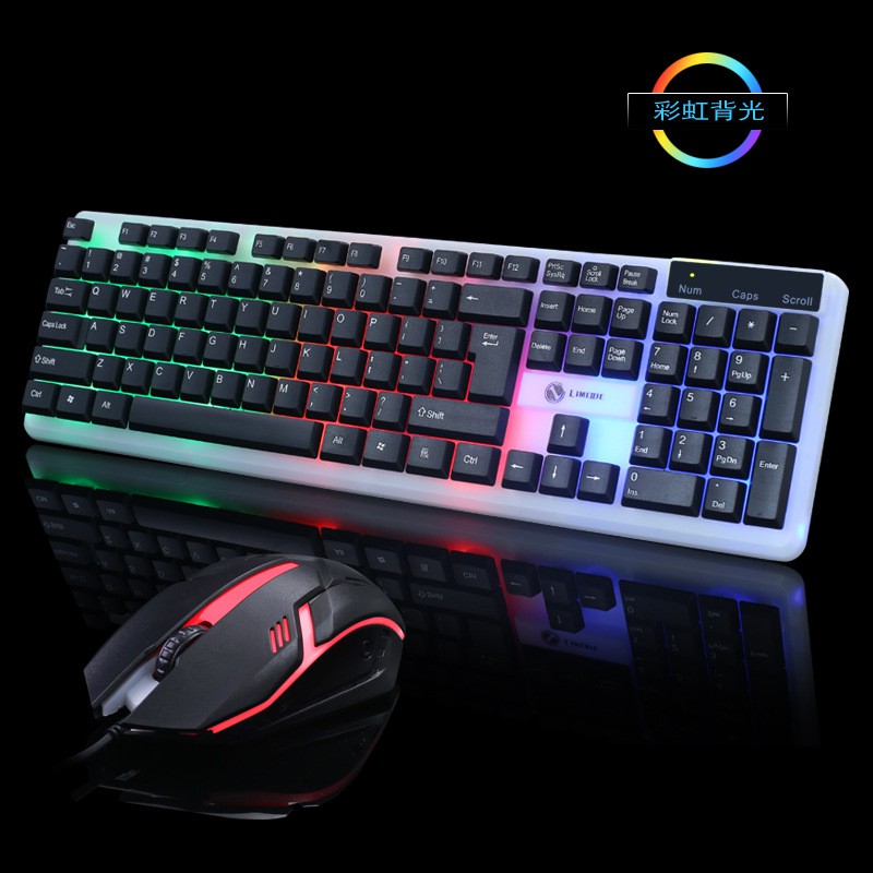 Bộ bàn phím và chuột LIMEIDE T11/G21B Game Led 7 màu | WebRaoVat - webraovat.net.vn