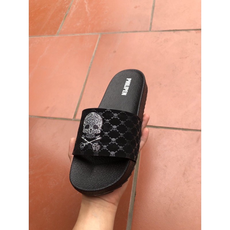 Dép Nam Quai Ngang PLP Hình Đầu Lâu full size 38-43