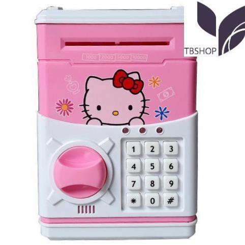 Két sắt Mini chơi cho bé hình doremon và kitty