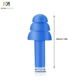 Cặp Nút Silicone Nhét Tai Chống Ồn