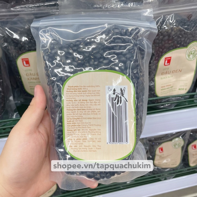 Đậu đen xanh lòng CHOICE L gói 400G - tapquachukim