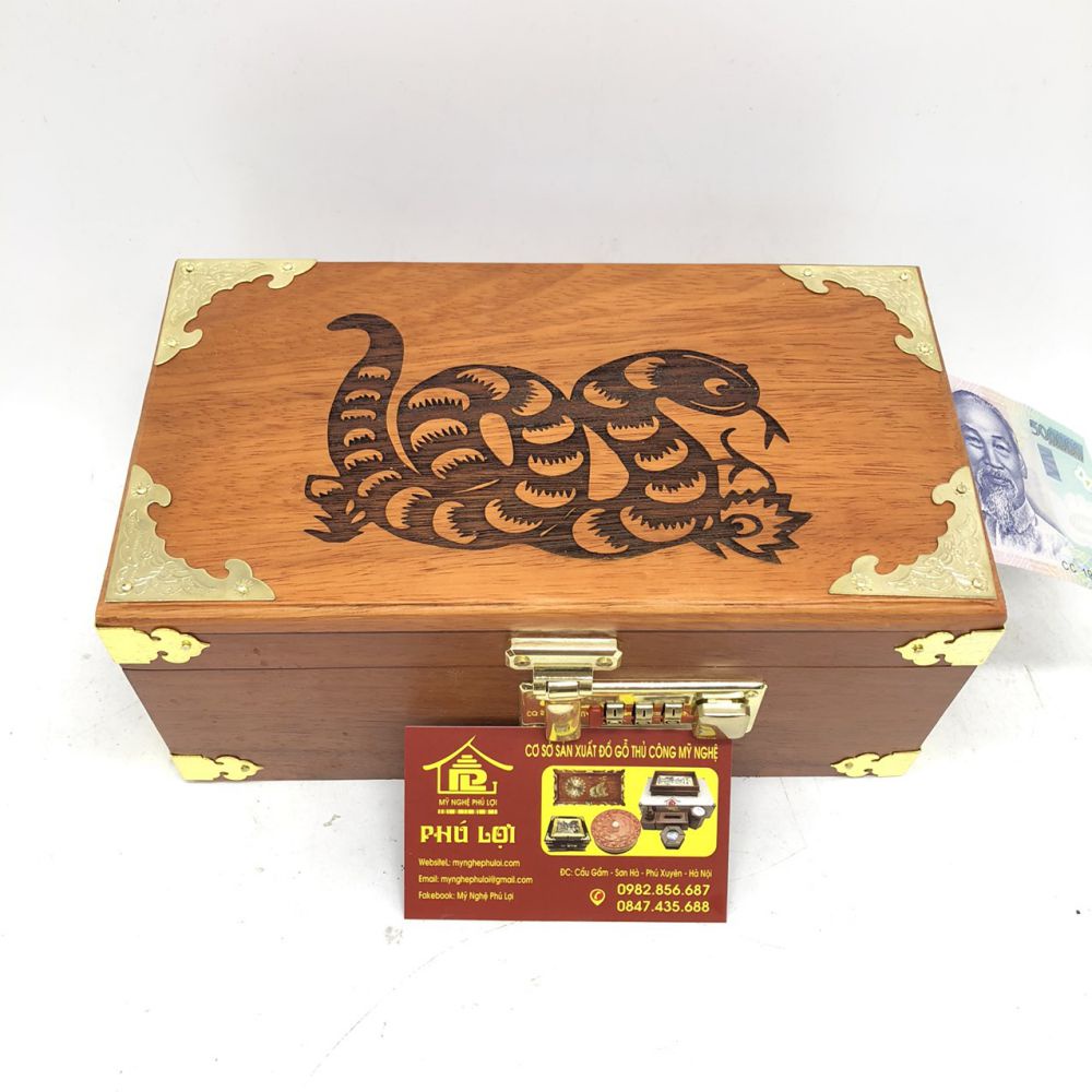 Hộp đựng tiền,đựng dấu phong thủy 12 con giáp