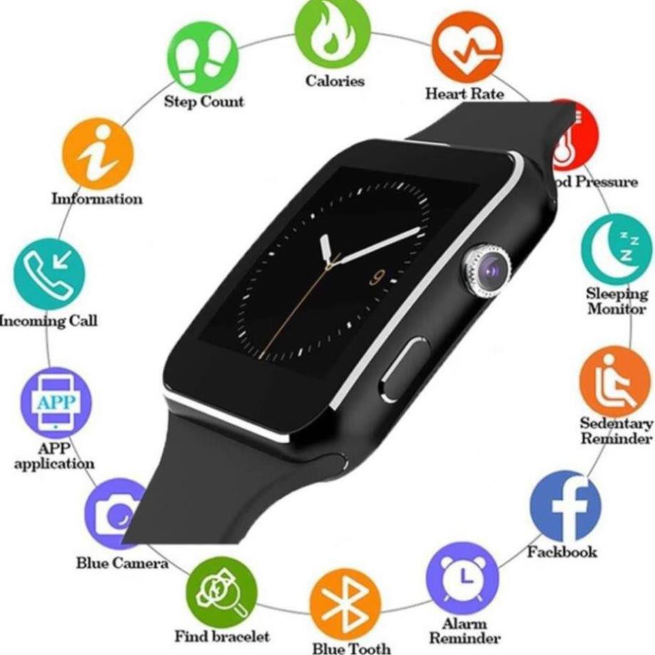 Đồng hồ  Giảm 15k Smart watch khi nhập [ DONG15 ]  Đồng hồ Thông minh kết nối Bluetooth Cảm ứng vân tay