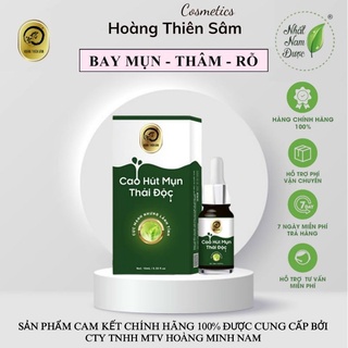 Serum Giảm Mụn Thâm Rỗ - Mặt Nạ Cao Hút Mụn Hoàng Thiên Sâm 10ml Tái Tạo Da