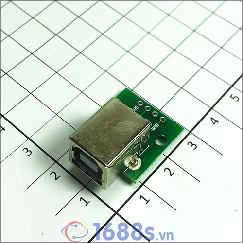 Mạch ra chân USB 2.0 ( đực - cái ), mini 5P, USB Vuông sang chân cắm - 1688s.vn