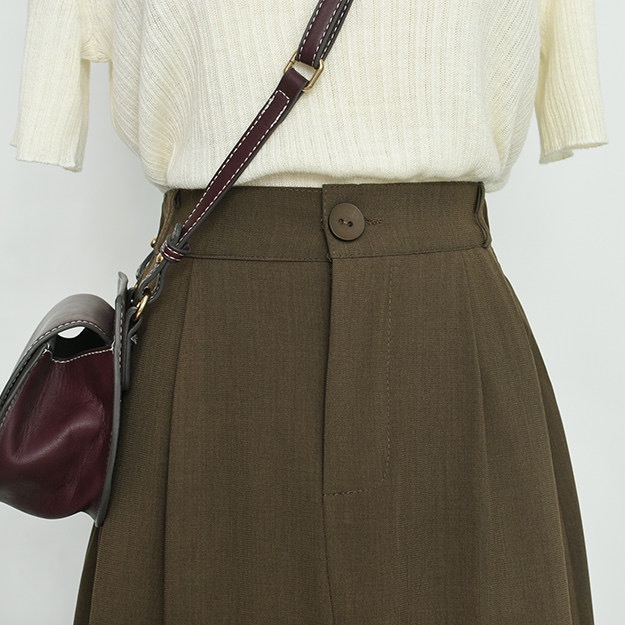 Chân Váy Chữ A Lưng Cao Co Giãn Thời Trang Xuân Thu Mới 2022