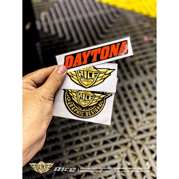Tem dán logo DAYTONA