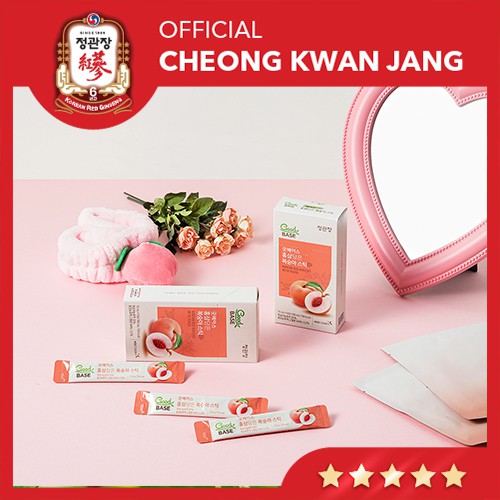 HỘP NHỎ Nước Hồng Sâm Goodbase Đào KGC Cheong Kwan Jang - Hồng Sâm Hàn Quốc, Hồng sâm Vị Đào