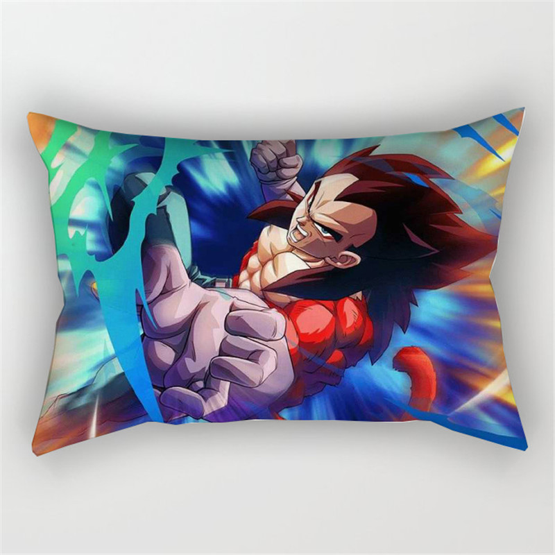 Áo Gối Vuông 30x50cm In Hình Nhân Vật Son Goku Độc Đáo