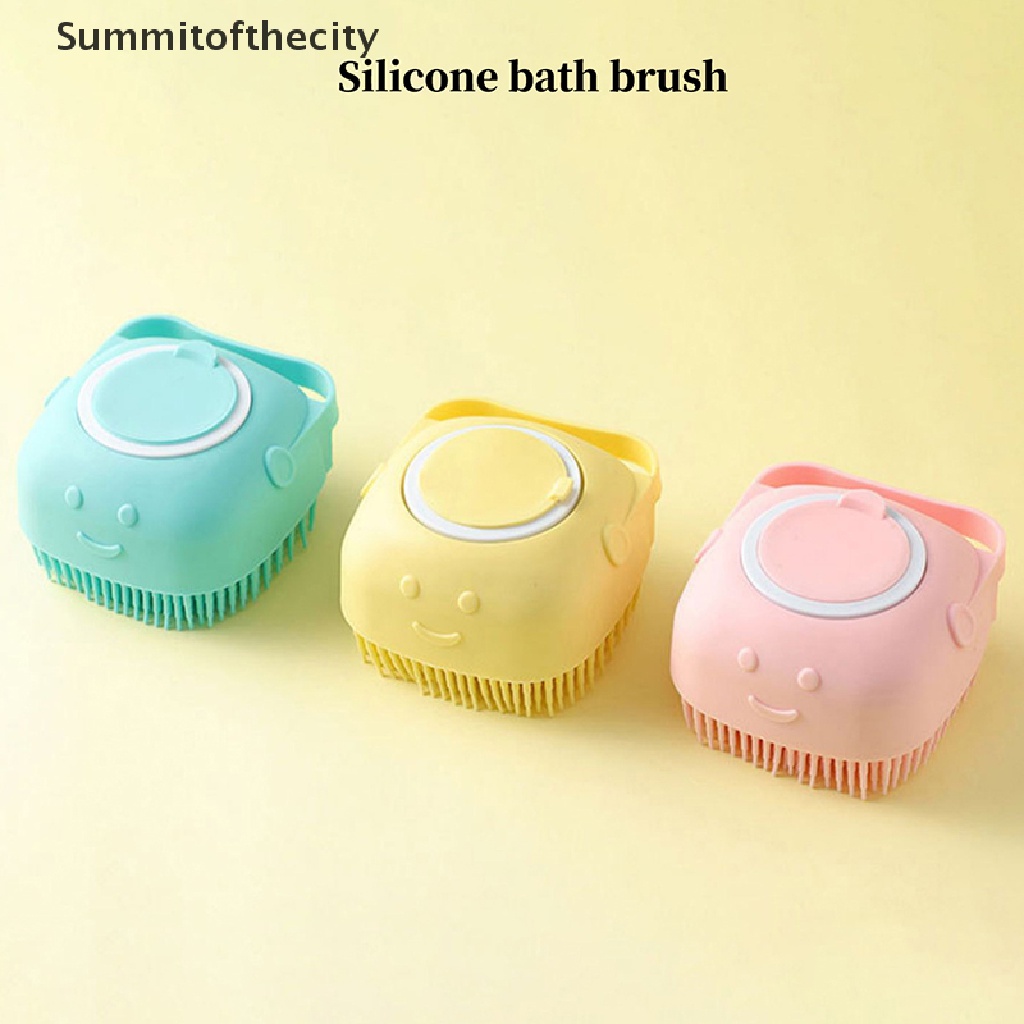 Summitofthecity Bàn Chải Tắm Bằng Silicon Có Thể Thay Thế Cho Thú Cưng