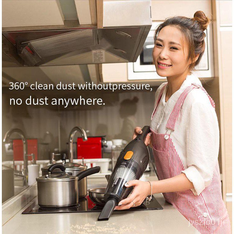 Deerma DX115C máy hút bụi+Bộ lọc phần tửMáy hút bụi cầm tay gia đình 2 in 1 Hand-held Silent Vacuum Cleaner | BigBuy360 - bigbuy360.vn