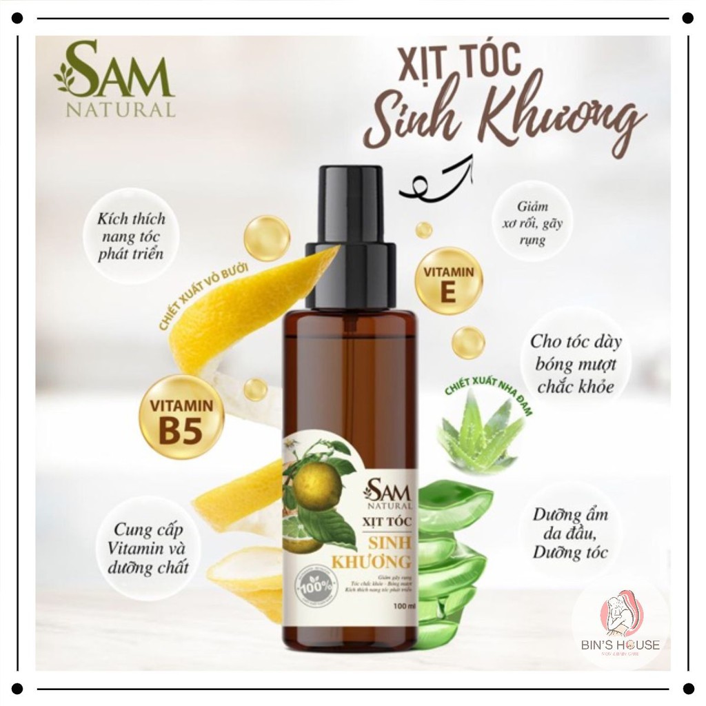 XỊT TÓC SINH KHƯƠNG SAM NATURAL