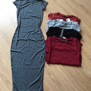 Váy midi body Boohoo, newtag