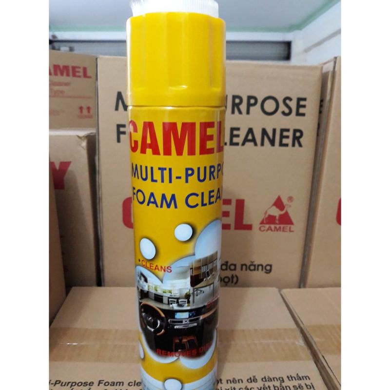 xịt bọt xịt rửa vệ sinh camel xịt rửa nội thất,da nhựa,đồ dùng gia đình,ghế da đồ gỗ.v..v
