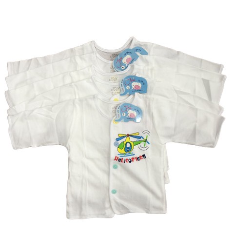 Áo Sơ Sinh, Áo Tay Ngắn,Tay Dài Cho Bé Jou (loại đẹp cotton 100% mềm mịn)