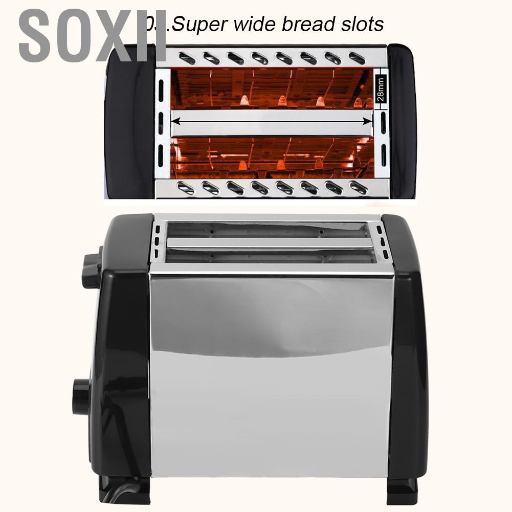 Máy Nướng Bánh Mì 6 Lớp 750w 2 Cổng Cắm Eu 220 240v