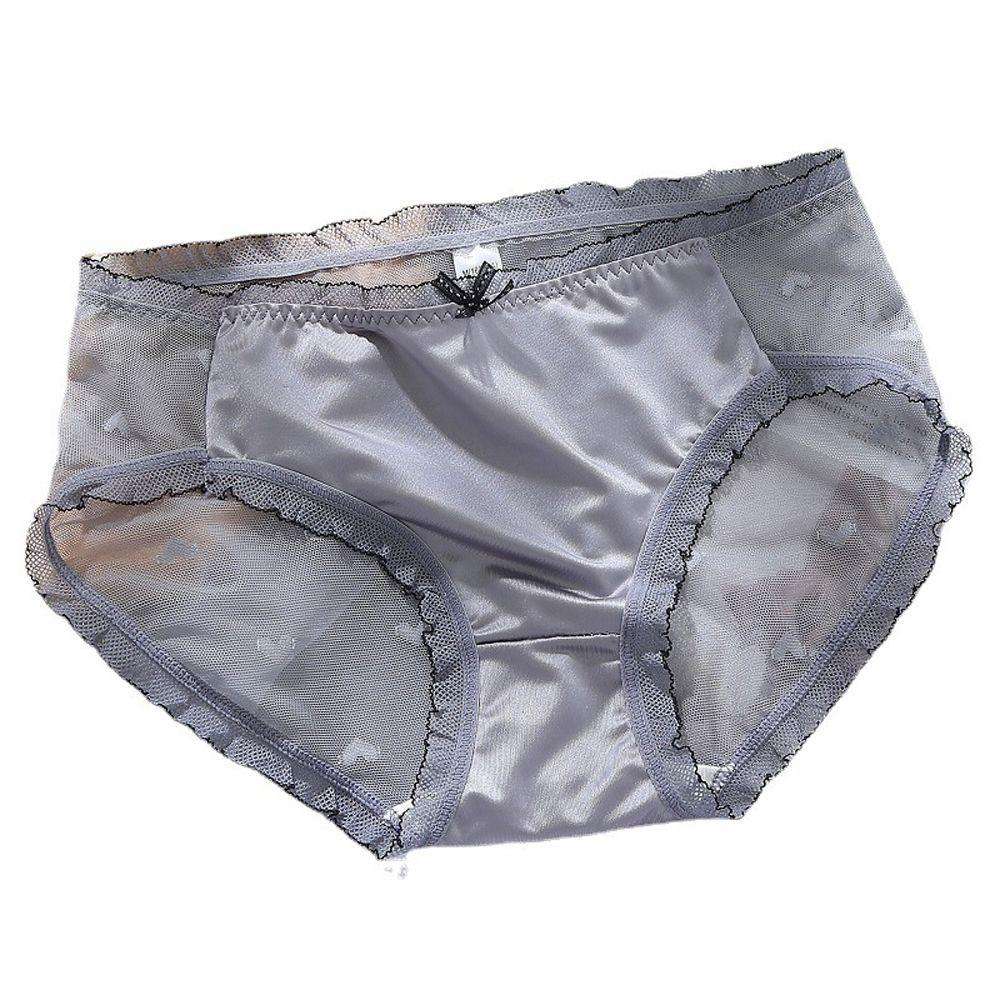 Quần Lót Cotton Thoáng Khí Lưng Vừa Đính Nơ Quyến Rũ Cho Nữ