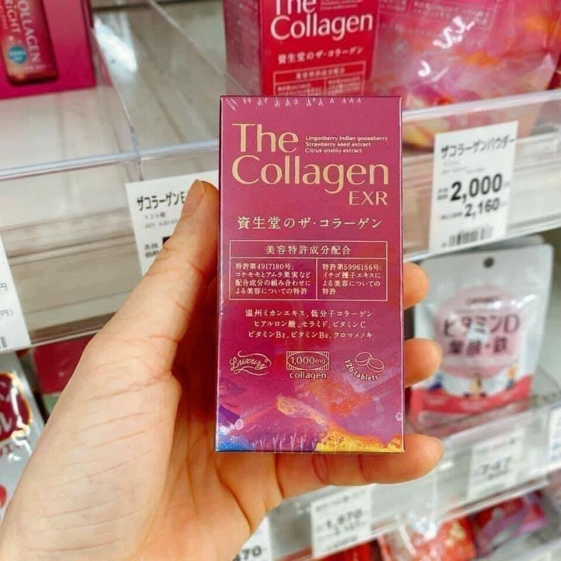 Viên uống The Collagen Shiseido EXR Nhật Bản mẫu mới hộp 126 viên | Thế Giới Skin Care