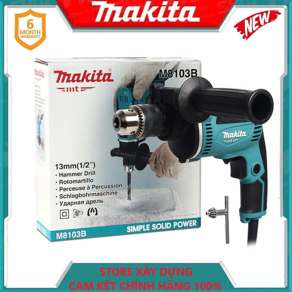 MÁY KHOAN BÚA 13MM 430W MAKITA M8103B - HÀNG CHÍNH HÃNG
