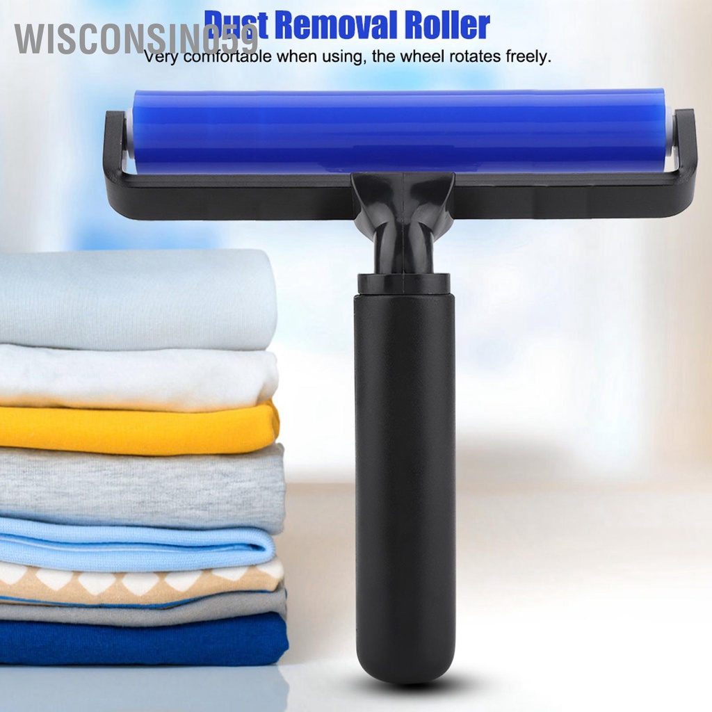 Wisconsin059 Con lăn loại bỏ bụi Công cụ làm sạch tĩnh điện màn hình silicone phim cho hộ gia đình