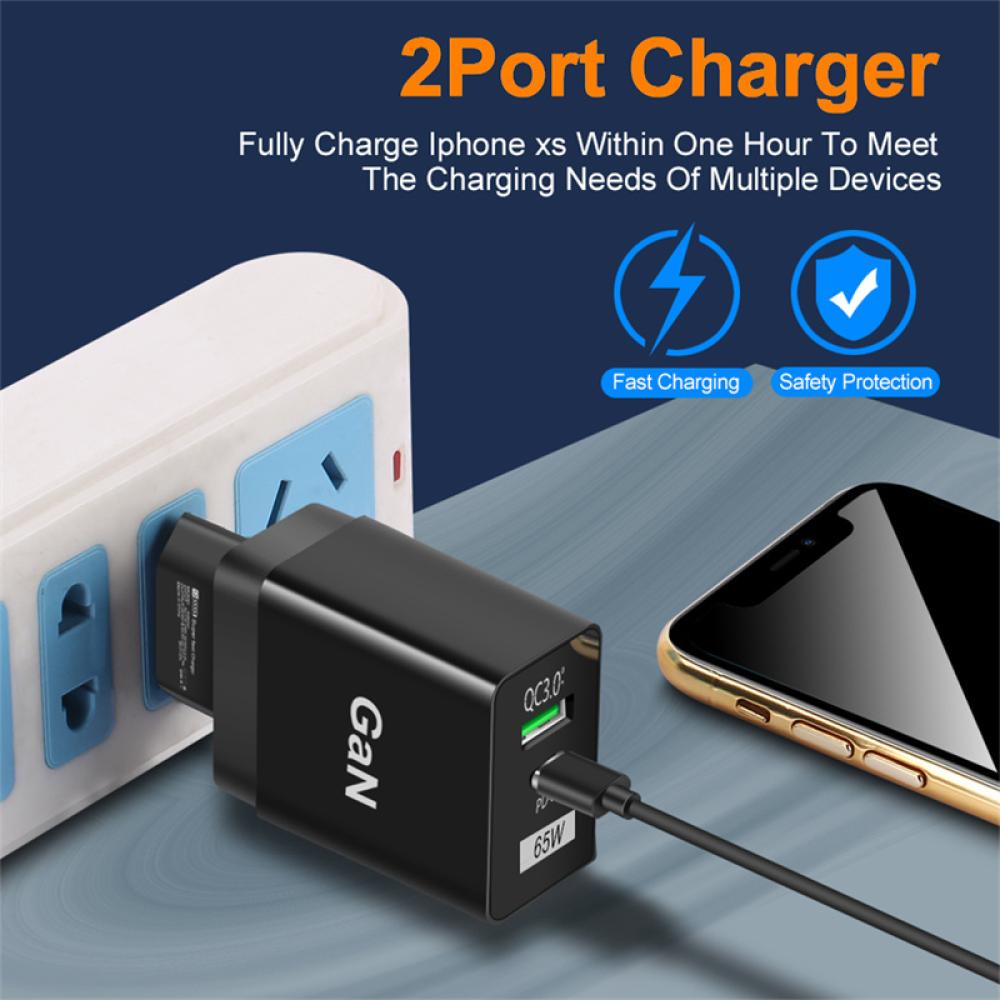 Cốc Sạc Nhanh QC PD 3.0 USB Type C 65W D2Z8