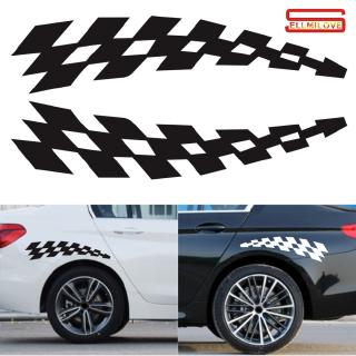 Miếng dán decal bằng vinyl hình cờ caro phản chiếu cho xe hơi