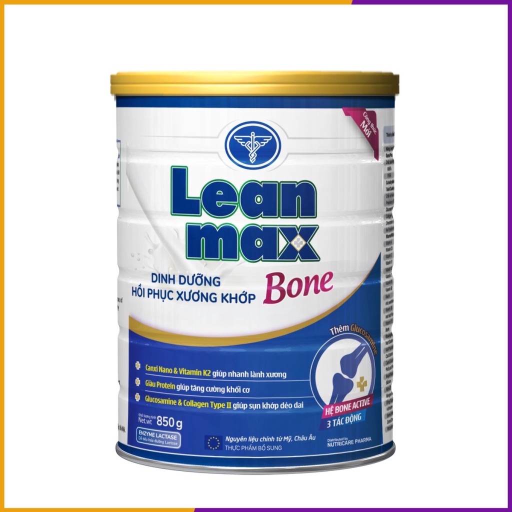 Sữa Lean Max Bone 850G Nutricare Người Loãng Xương