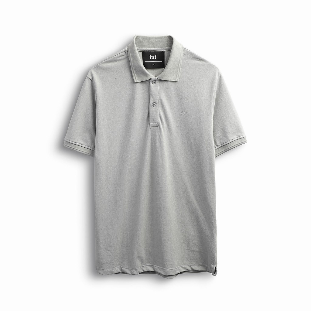 Áo Thun Polo Nam Cổ Bẻ INF in Logo, Chất Vải Cá Sấu Cotton, PL002655 , SOMEHOW