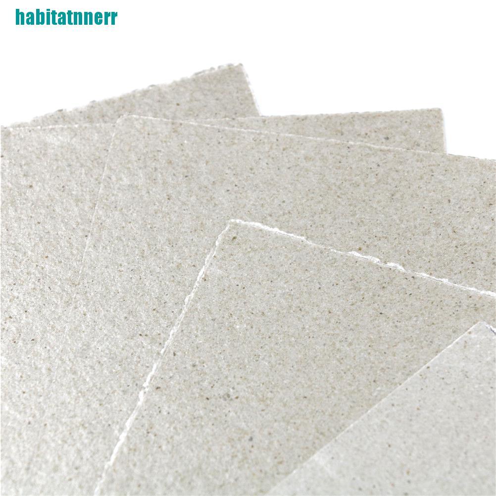 Set 5 Tấm Đĩa Mica 120x140mm Dùng Để Sửa Chữa Lò Vi Sóng