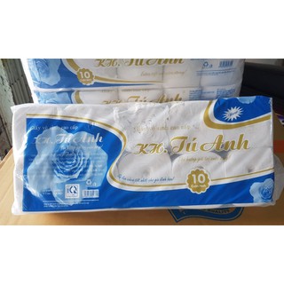 Giấy vệ sinh Tú Anh Lốc 10 cuộn không lõi