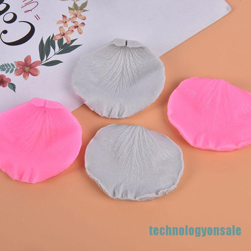 Khuôn Silicone Hình Cánh Hoa Hồng Trang Trí