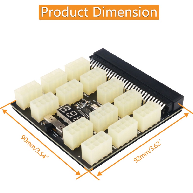 Bộ ChuyểN ĐổI BT 1200W PSU Server 12V VớI ĐiệN ÁP Và HiểN Thị NhiệT