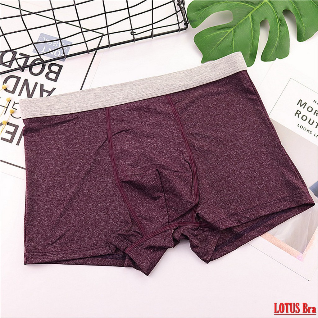 Quần lót nam boxer sịp đùi nam NuciFera CX8 chất Thun lạnh co dãn ôm mông màu tiêu đốm sang trọng