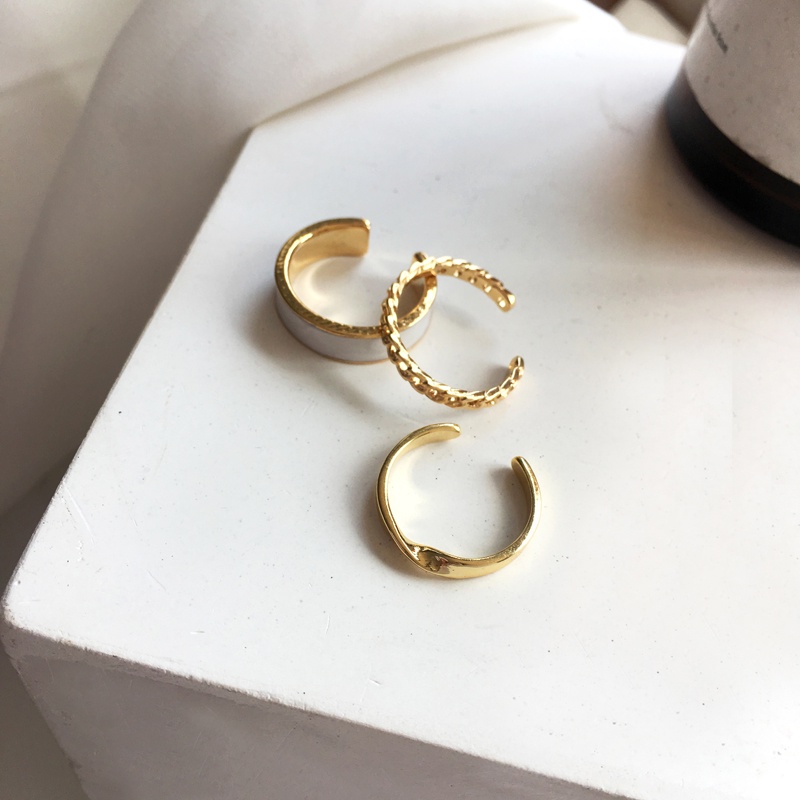 Set ba nhẫn đeo tay thời trang cá tính cho nữ