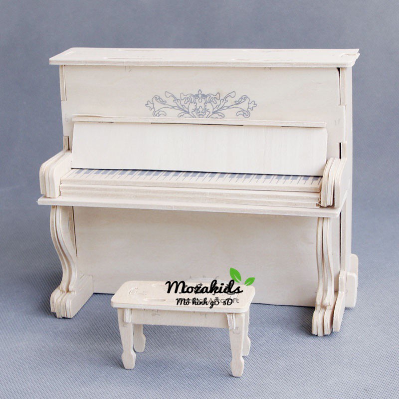 Đồ chơi lắp ráp gỗ 3D Mô hình đàn Piano