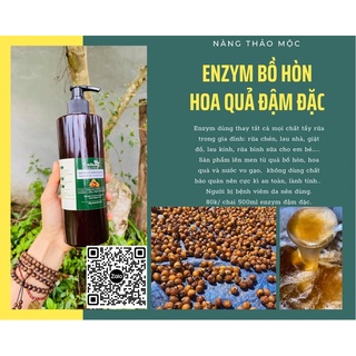 Enzym bồ hòn hoa quả đậm đặc - phiên bản mới