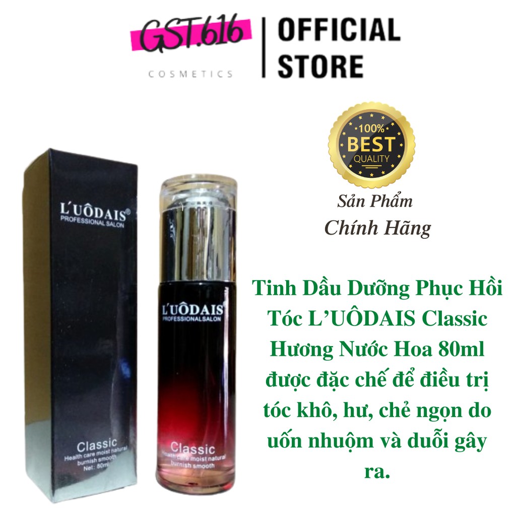 Tinh dầu dưỡng tóc L'UÔDAIS CLASSIC 80ml dưỡng ẩm sâu phục hồi tóc