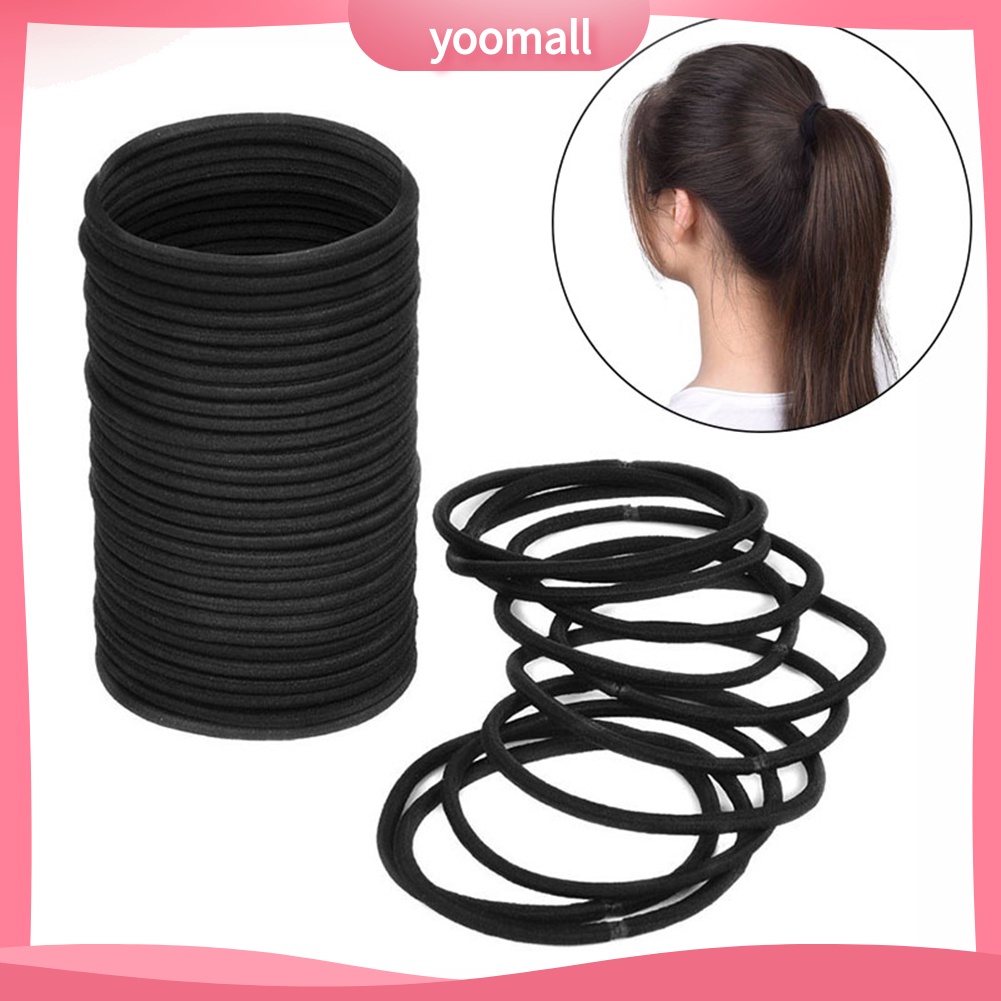 Set 100 dây buộc tóc xinh xắn dành cho nữ